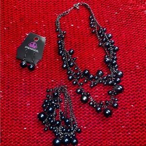 Paparazzi Blue Multi-Strand Necklace Set